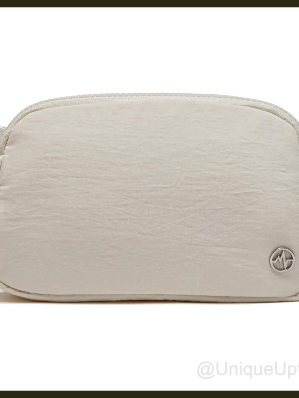 Nylon Fanny Pack Water Resistant Two-Way Zip Crossbody Belt Bag